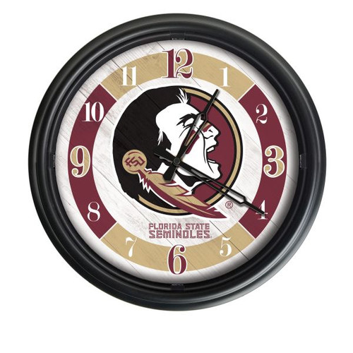 Florida State (Head) Indoor/Outdoor LED Wall Clock Image 1