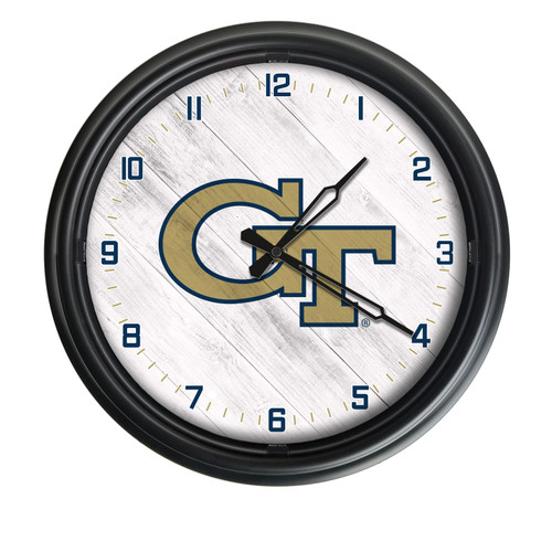Georgia Tech Indoor/Outdoor LED Wall Clock