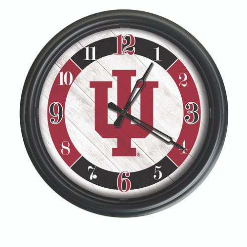 Indiana University Indoor/Outdoor LED Wall Clock Image