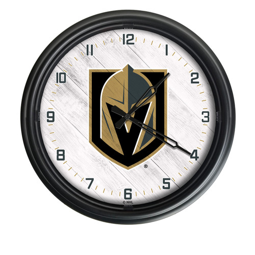 Vegas Golden Knights Indoor/Outdoor LED Wall Clock