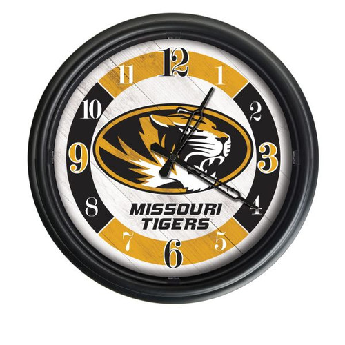 University of Missouri Indoor/Outdoor LED Wall Clock Image 1