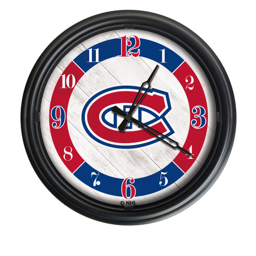 Montreal Canadiens Indoor/Outdoor LED Wall Clock Image 1