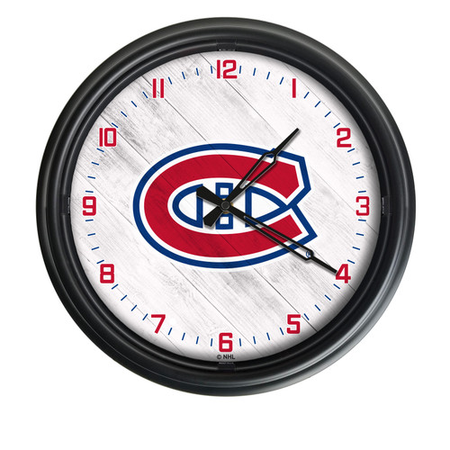 Montreal Canadiens Indoor/Outdoor LED Wall Clock
