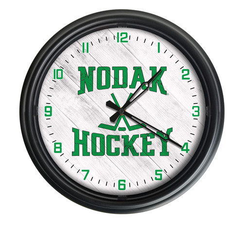 University of North Dakota (Hockey) Indoor/Outdoor LED Wall Clock
