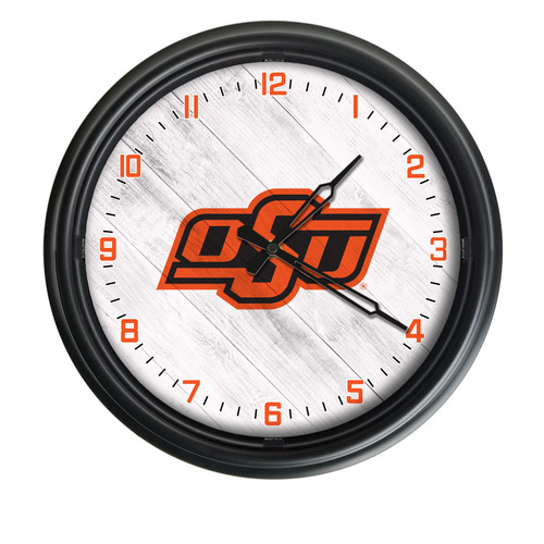 Oklahoma State University Indoor/Outdoor LED Wall Clock