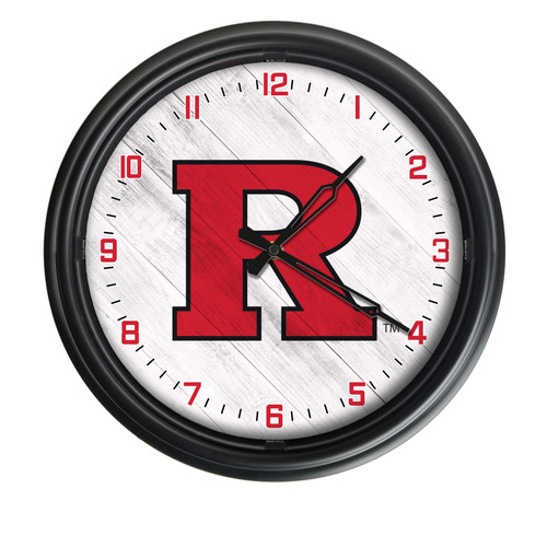 Rutgers Indoor/Outdoor LED Wall Clock