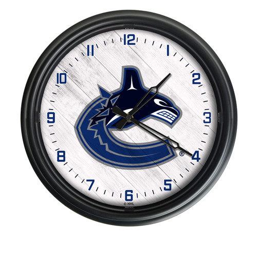 Vancouver Canucks Indoor/Outdoor LED Wall Clock