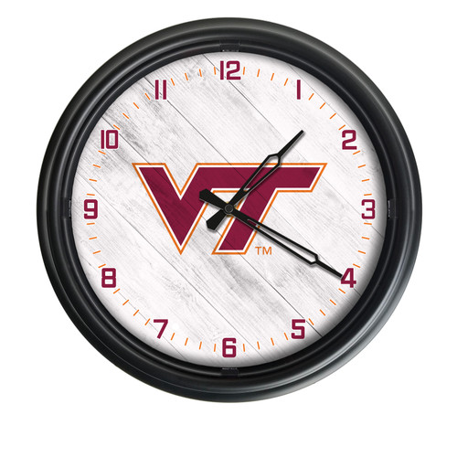 Virginia Tech University Indoor/Outdoor LED Wall Clock