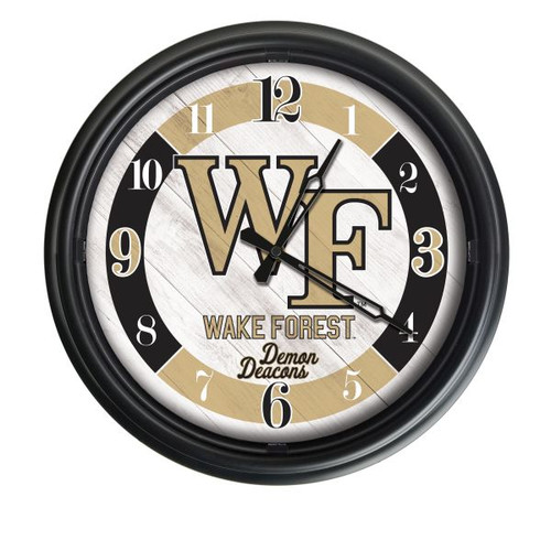Wake Forest University Indoor/Outdoor LED Wall Clock Image 1