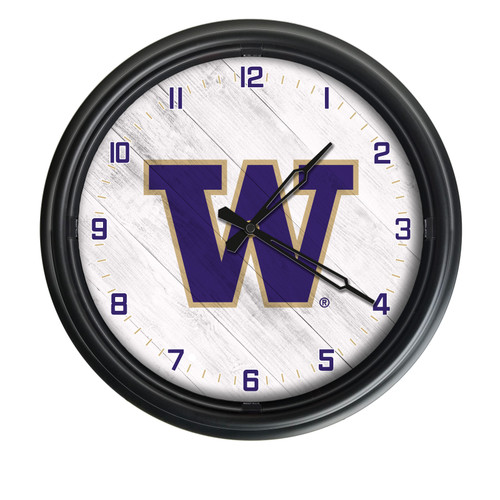 University of Washington Indoor/Outdoor LED Wall Clock