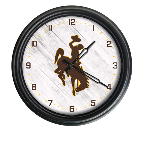 University of Wyoming Indoor/Outdoor LED Wall Clock