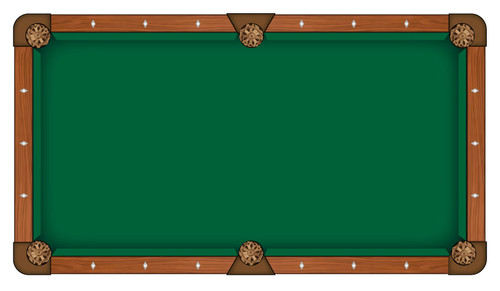 Hainsworth Classic Series Pool Table Cloth - Tournament Green Image 1