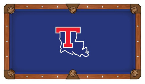 Louisiana Tech University Pool Table Cloth by Hainsworth Image 1