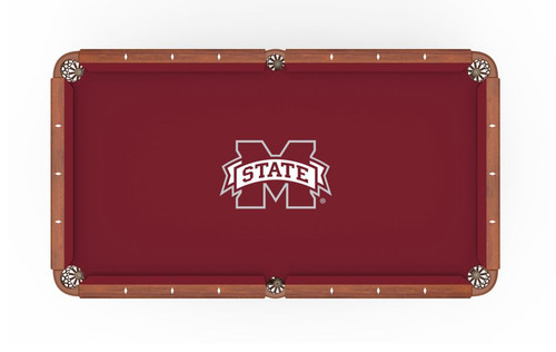 Mississippi State University Pool Table Cloth by Hainsworth Image 1