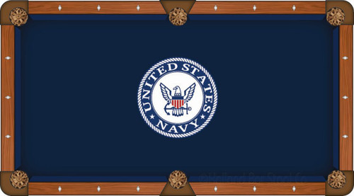 United States Navy Pool Table Cloth by Hainsworth Image 1