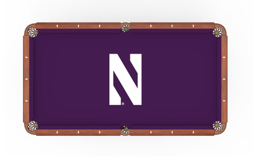 Northwestern University Pool Table Cloth by Hainsworth