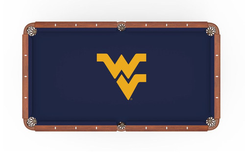 University of West Virginia Pool Table Cloth by Hainsworth Image 1