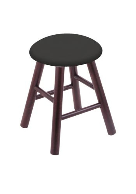 Vanity Stool - Maple Smooth Legs, Dark Cherry Finish, Canter Iron Seat Image 1