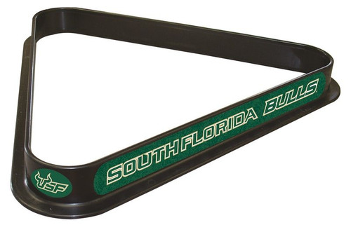 South Florida Pool Rack w/ Bulls Logo - Billiard Triangle Image 1