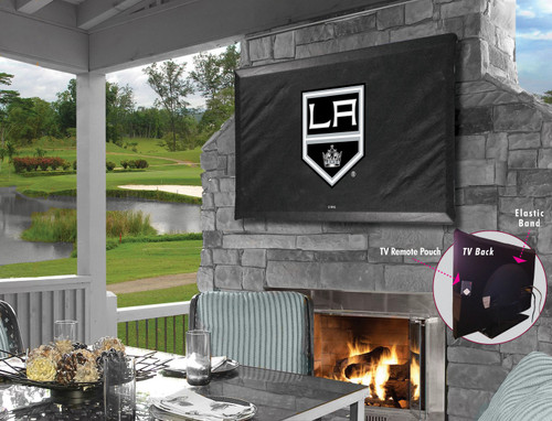 Los Angeles Outdoor TV Cover w/ Kings Logo Image 1