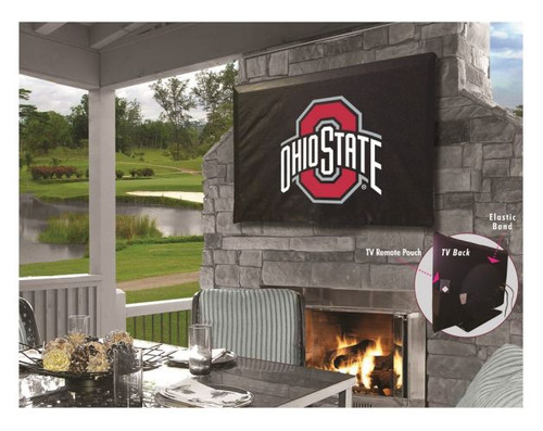 Ohio State Outdoor TV Cover w/ Buckeyes Logo Image 1