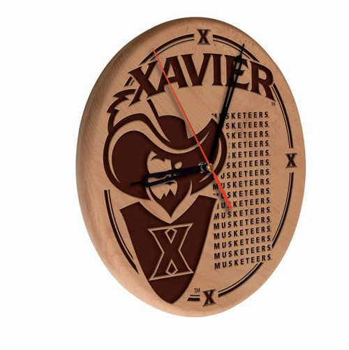 Xavier Solid Wood Engraved Clock Image 1