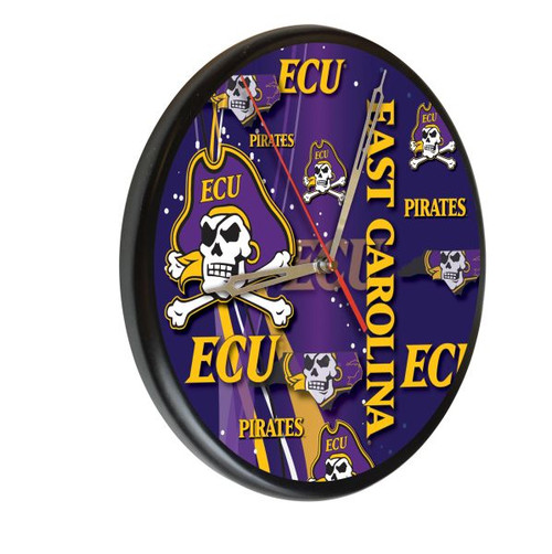 East Carolina University Solid Wood Clock Image 1
