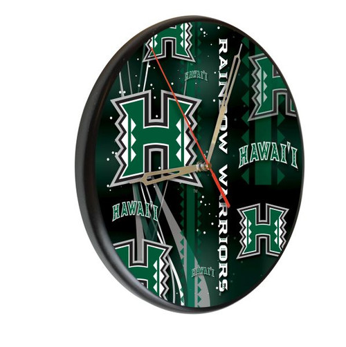 University of Hawaii Solid Wood Clock Image 1