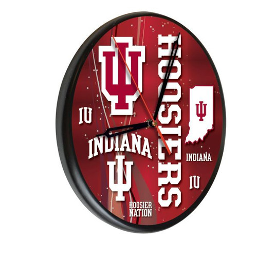 Indiana University Solid Wood Clock Image 1