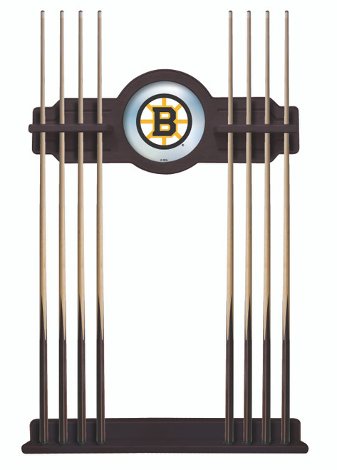 Boston Bruins Cue Rack w/ Officially Licensed Team Logo (English Tudor)