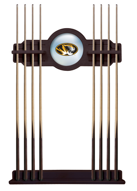 University of Missouri Cue Rack w/ Officially Licensed Team Logo (English Tudor) Image 1