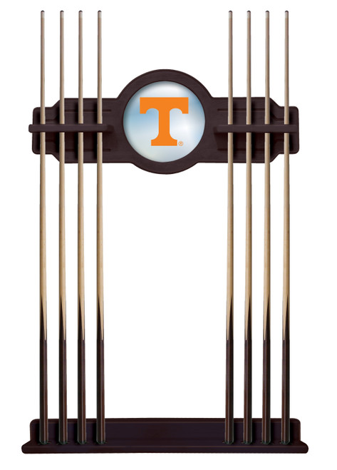 University of Tennessee Cue Rack w/ Officially Licensed Team Logo (English Tudor) Image 1