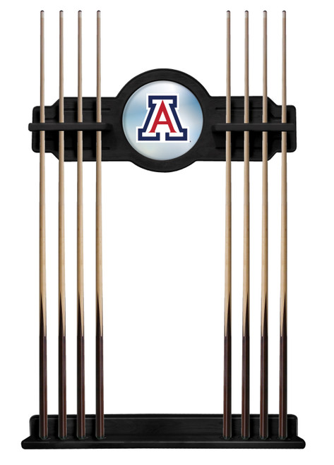 University of Arizona Cue Rack w/ Officially Licensed Team Logo (Black) Image 1