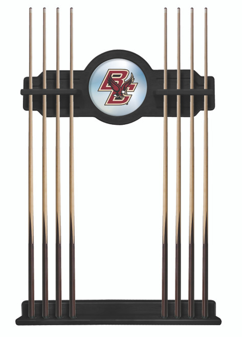 Boston College Cue Rack w/ Officially Licensed Team Logo (Black) Image 1