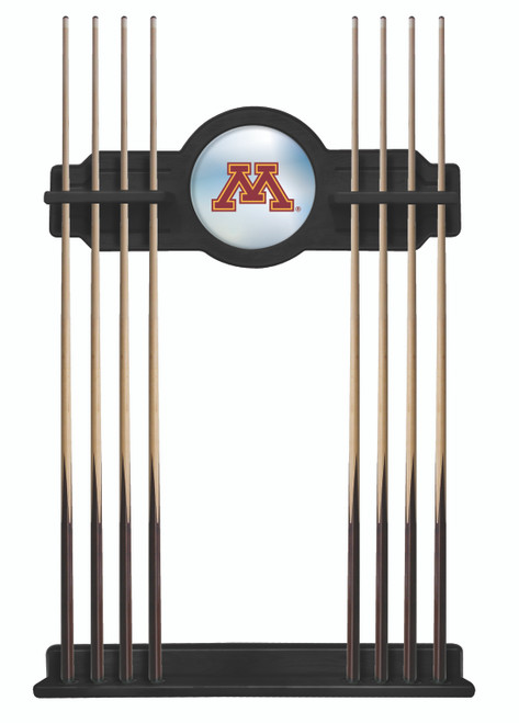 University of Minnesota Cue Rack w/ Officially Licensed Team Logo (Black) University of Minnesota Cue Rack w/ Officially Licensed Team Logo (Black)