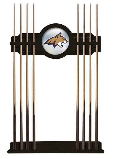 Montana State University Cue Rack w/ Officially Licensed Team Logo (Black) Image 1