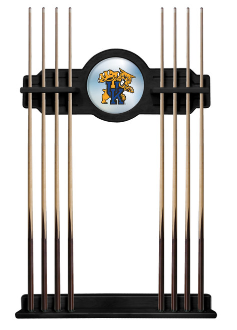 University of Kentucky "Cat" Cue Rack w/ Officially Licensed Team Logo (Black) Image 1