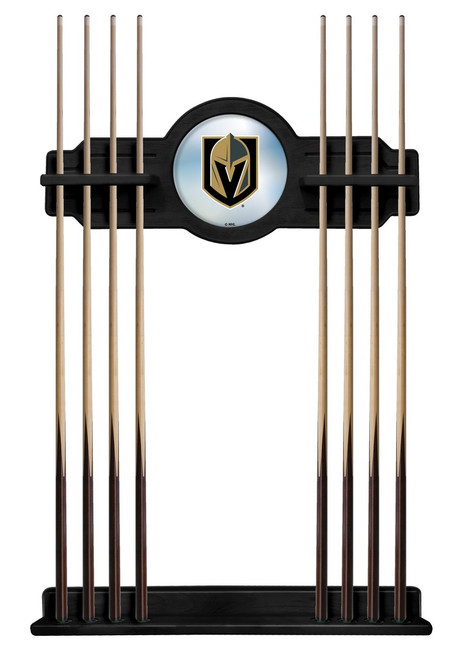 Vegas Golden Knights Cue Rack w/ Officially Licensed Team Logo (Black) Image 1
