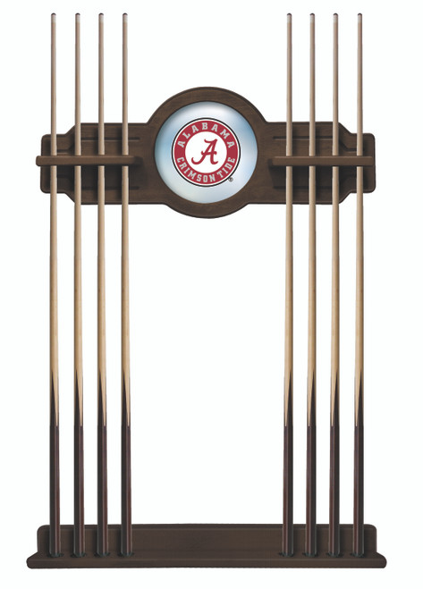 University of Alabama (Script "A") Cue Rack w/ Officially Licensed Logo (Navajo) Image 1