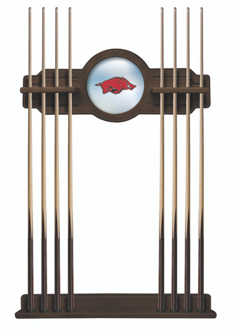 University of Arkansas Cue Rack w/ Officially Licensed Team Logo (Navajo) Image 1