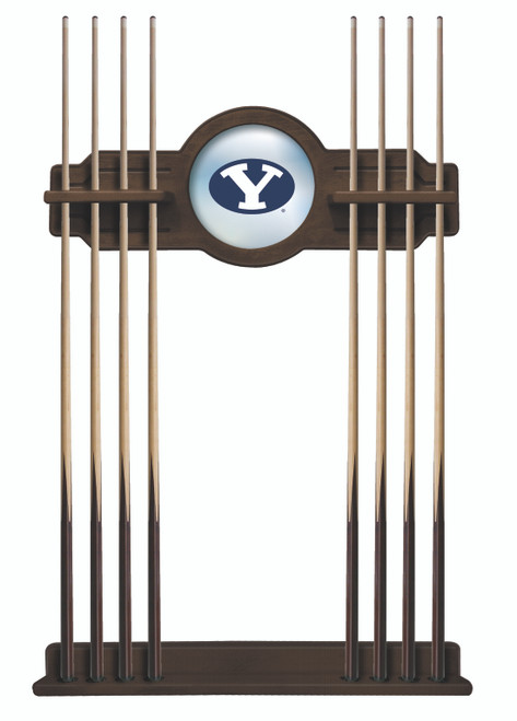 Brigham Young University Cue Rack w/ Officially Licensed Team Logo (Navajo) Image 1