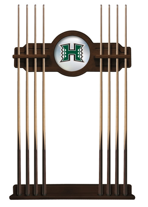 University of Hawaii Cue Rack w/ Officially Licensed Team Logo (Navajo) Image 1