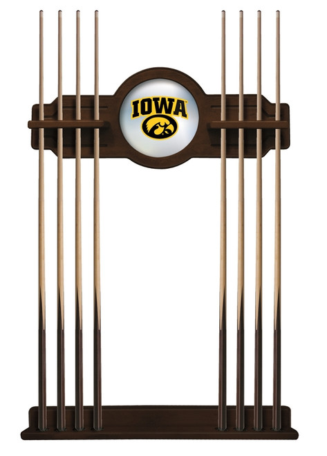 University of Iowa Cue Rack w/ Officially Licensed Team Logo (Navajo) Image 1