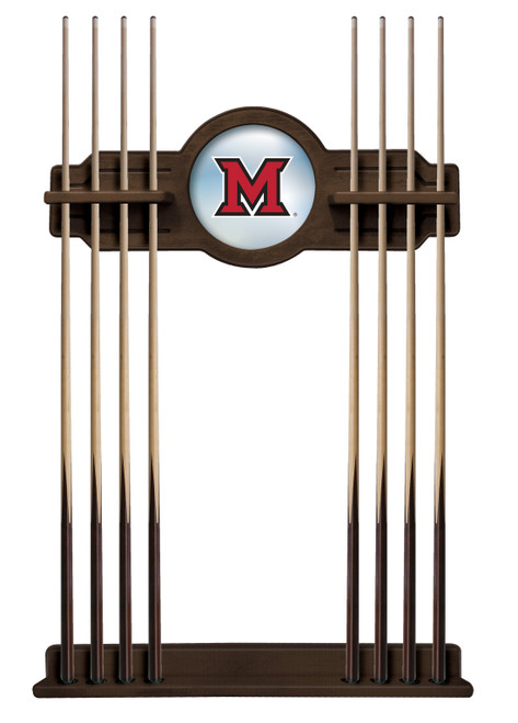 Miami University (OH) Cue Rack w/ Officially Licensed Team Logo (Navajo) Image 1