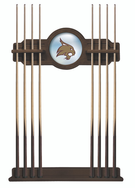 Texas State University Cue Rack w/ Officially Licensed Team Logo (Navajo) Texas State University Cue Rack w/ Officially Licensed Team Logo (Navajo)