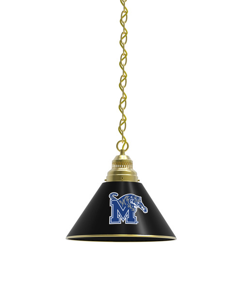 Memphis Billiard Light w/ Tigers Logo - Pendant (Brass) Image 1