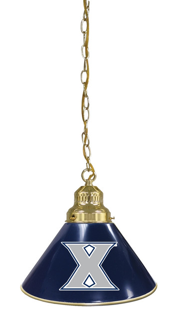 Xavier Billiard Light w/ Musketeers Logo - Pendant (Brass) Image 1