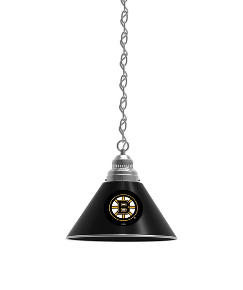 Boston Billiard Light w/ Bruins Logo - Pendant (Chrome) Image 1