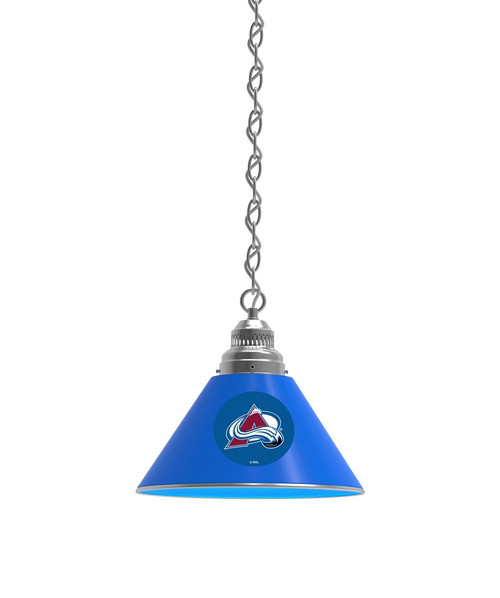 Colorado Billiard Light w/ Avalanche Logo - Pendant (Chrome) Image 1