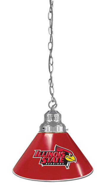 Illinois State Billiard Light w/ Redbirds Logo - Pendant (Chrome) Image 1